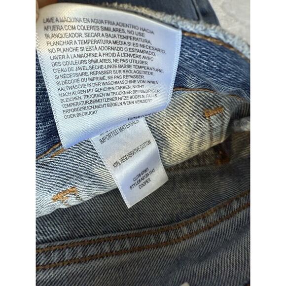 AGOLDE Cooper Cargo in Denim Blue Regulation Women’s Size 34 Style#:A9120-1141 - Picture 10 of 16